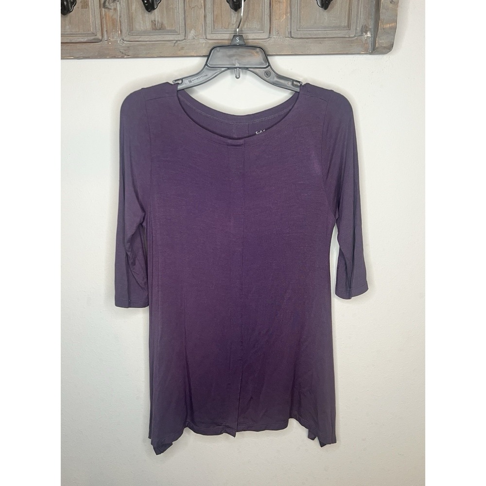 Soft‎ Surroundings Long Sleeve Crewneck Top Size Petite Small